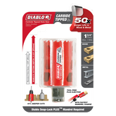 Diablo DHS1750CT 1-3/4" Carbide Teeth Hole Saw for Wood and Metal